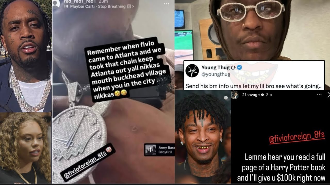 21 SAVAGE GOES OFF ON NBA YOUNGBOY & FIVO FOREIGN OVER “F**K THE STREETS COMMENTS”