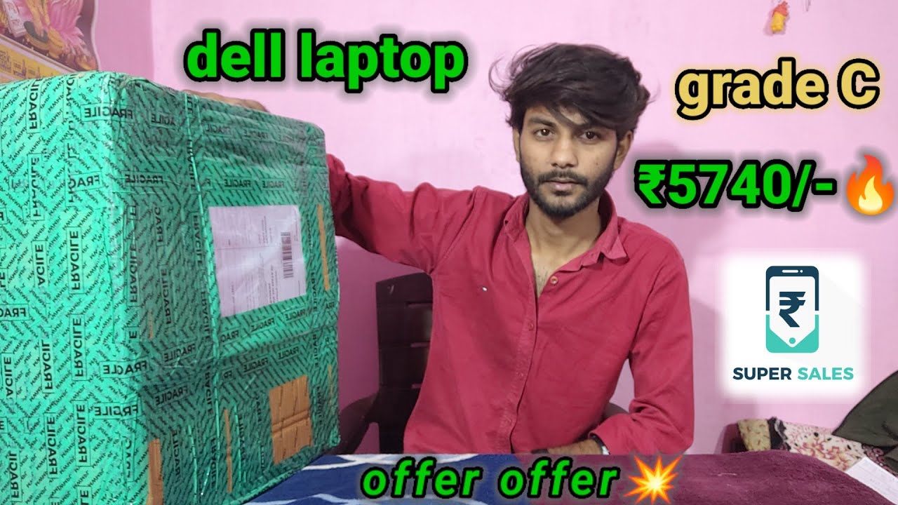 refurbished Dell leptop  ₹5740/-🔥cashify super sale grade C #cashify #supersale #unboxing