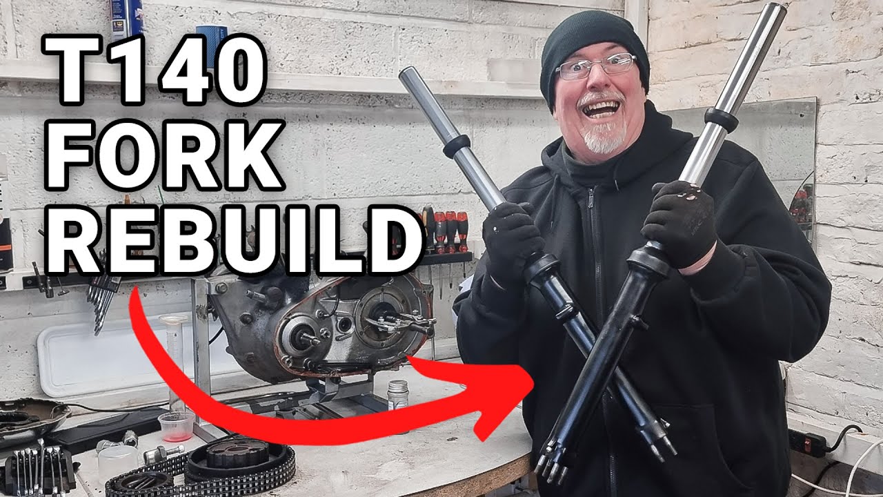 Bonneville Front Fork Rebuild Guide | Barn Find 1970s Triumph T140 Forks | 17