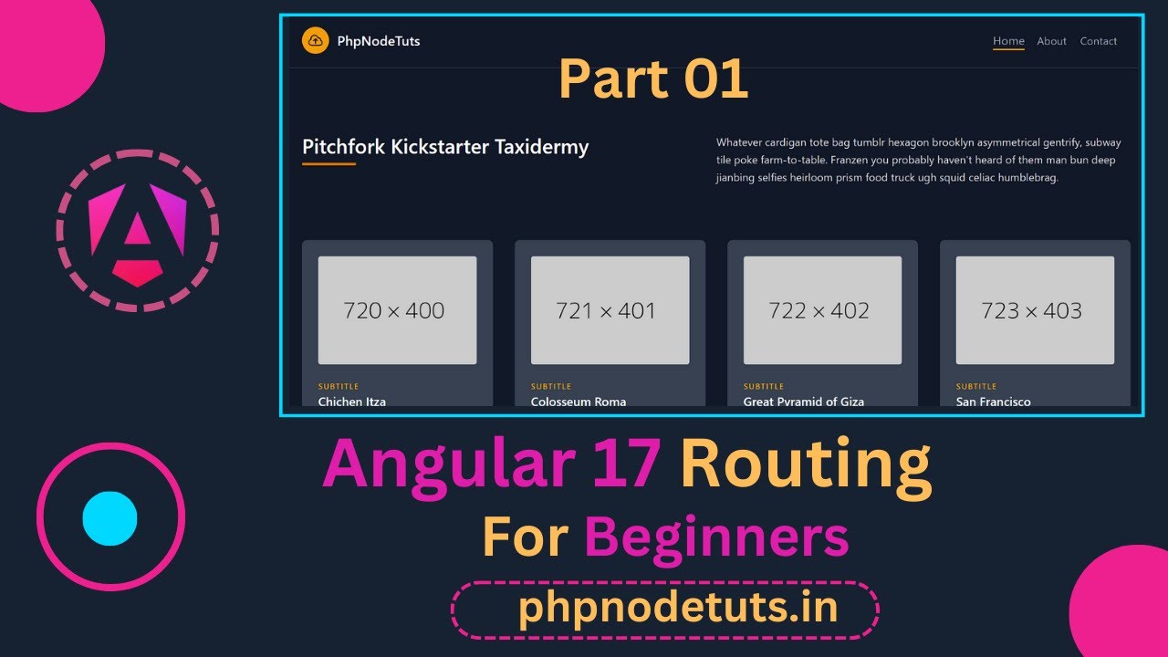 ⚡Маршрутизация в Angular 17 для начинающих | Маршрутизация в Angular 17 | Маршрутизация в Angular...