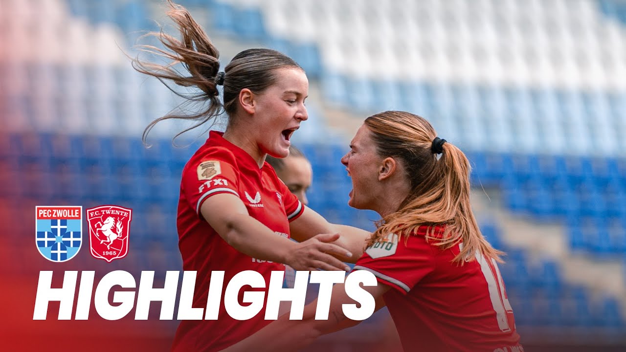 FC Twente Vrouwen WINT ook in ZWOLLE | PEC Zwolle - FC Twente (03-05-2025) | Highlights