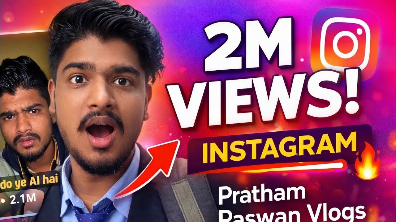 My First Viral Video 😱🔥 | 2 Million Views on Instagram | Pratham Paswan Vlogs