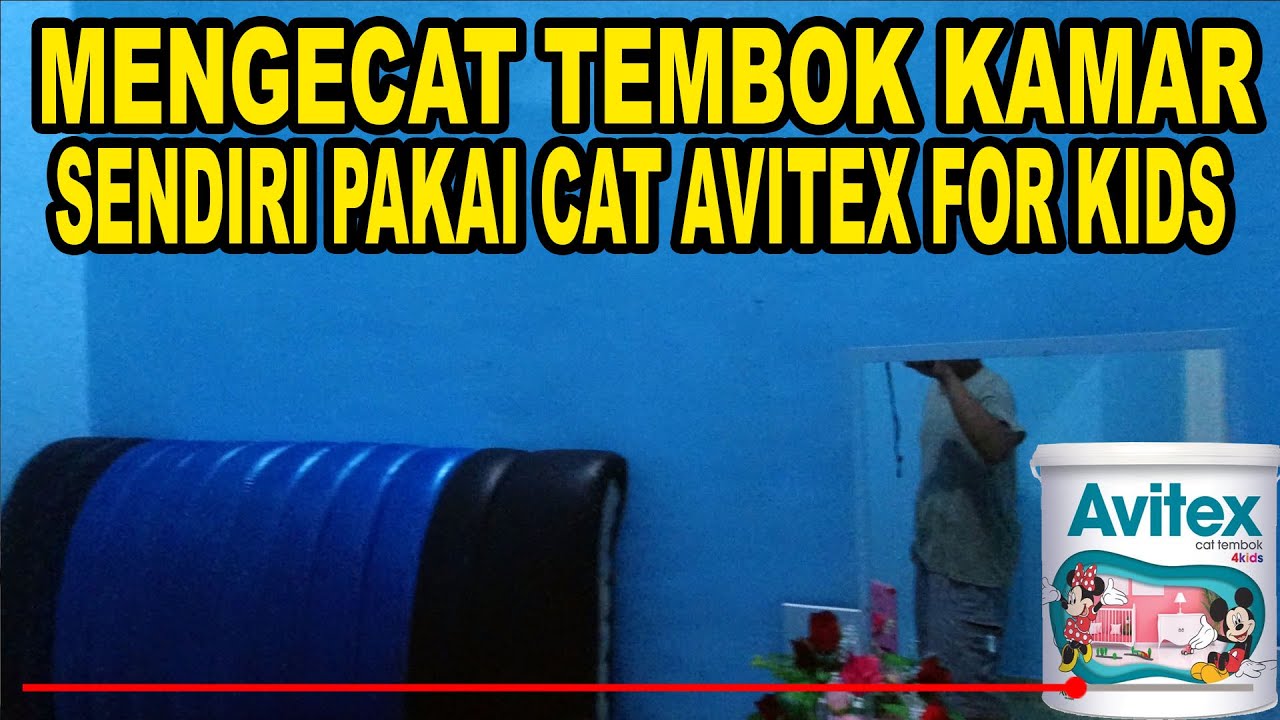 cara mengecat tembok kamar sendiri @idechannelvlog
