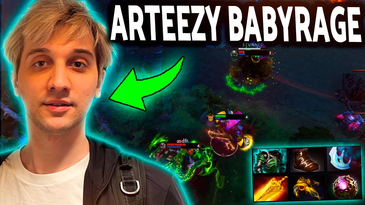Arteezy lose his mind with bad team...