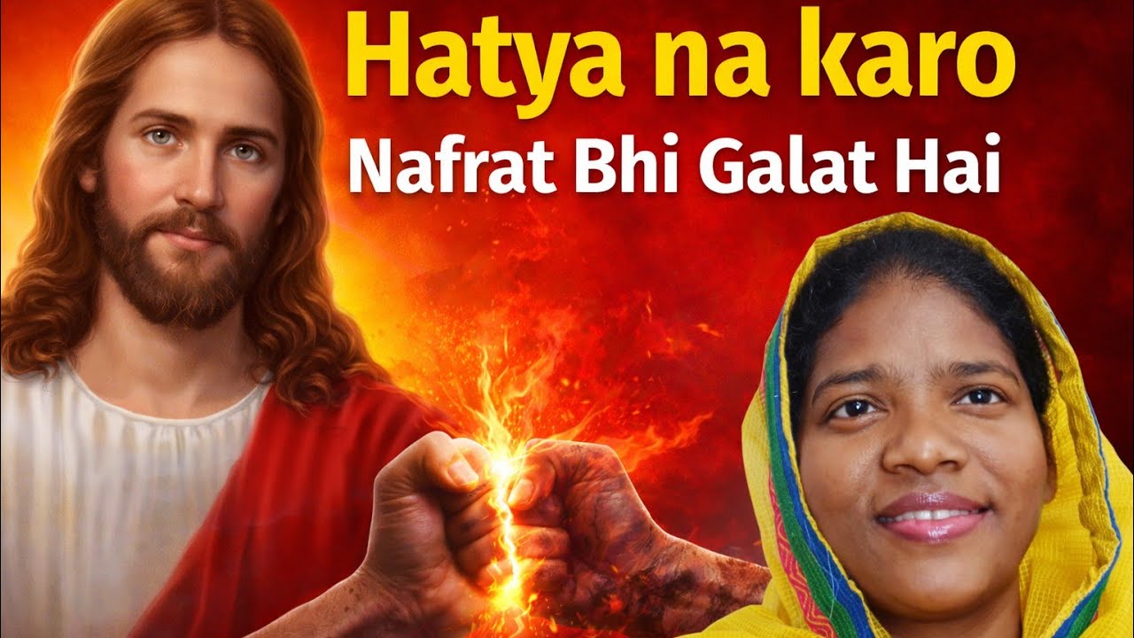 📖 Hatya Na Karo 🙏 | Dil ki Nafrat bhi Paap Hai ✝️#karunasoreng #GospelHindi.