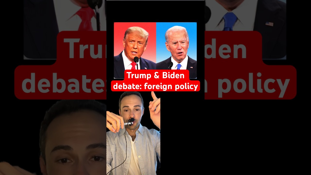 Trump & Biden debate: foreign policy  #geopolitics