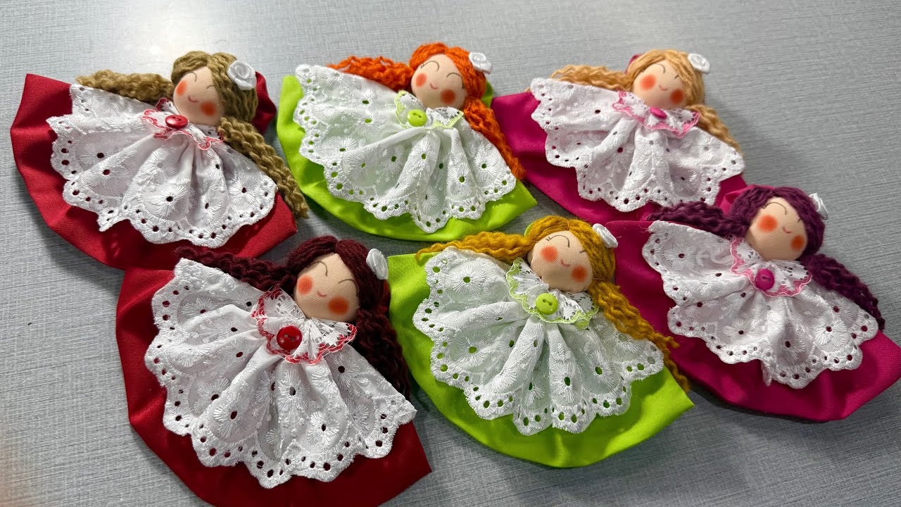 “How to Make a Doll with Scrap Fabrics”??😊💕