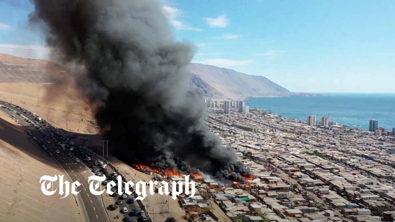 Huge fire leaves 400 homeless in Chile