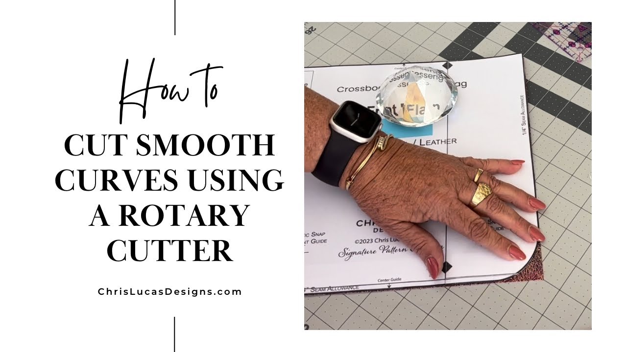 How to Easily Cut Smooth Curves Using a Rotary Cutter and Ruler