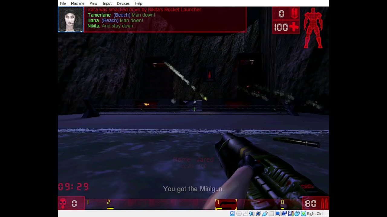 Sci-Fi D-Day in UT99 (Offense, Capture The Flag)(VBox+SoftGPU+Win98)