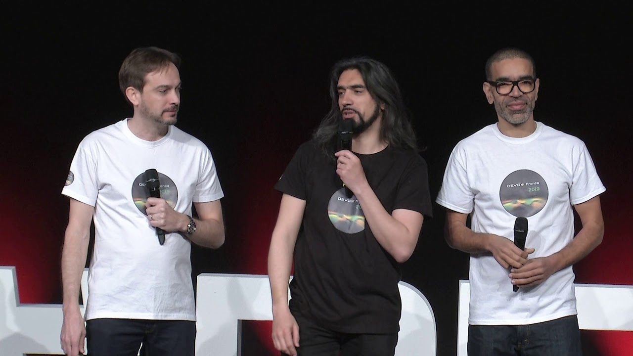 La Keynote de Devoxx France 2019 (Nicolas Martignole, Antonio Goncalves, Zouheir Cadi)