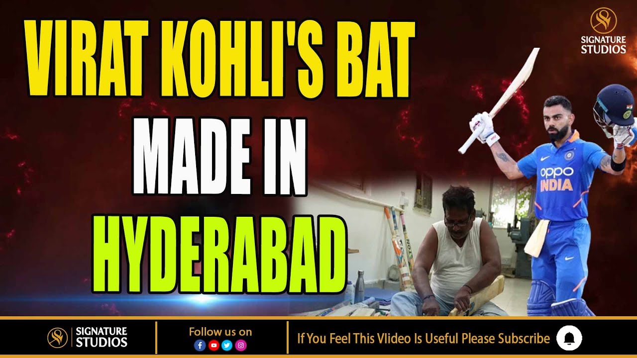 Virat Kohili Bats mades in Hyderabad |#Virat kohili | Satyadev Sports | Signature Studios