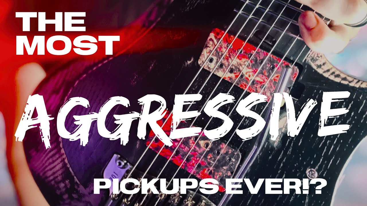 THE MOST AGGRESSIVE PICKUPS IVE EVER PLAYED// My signature Auroratone Colossus 7 Pickups