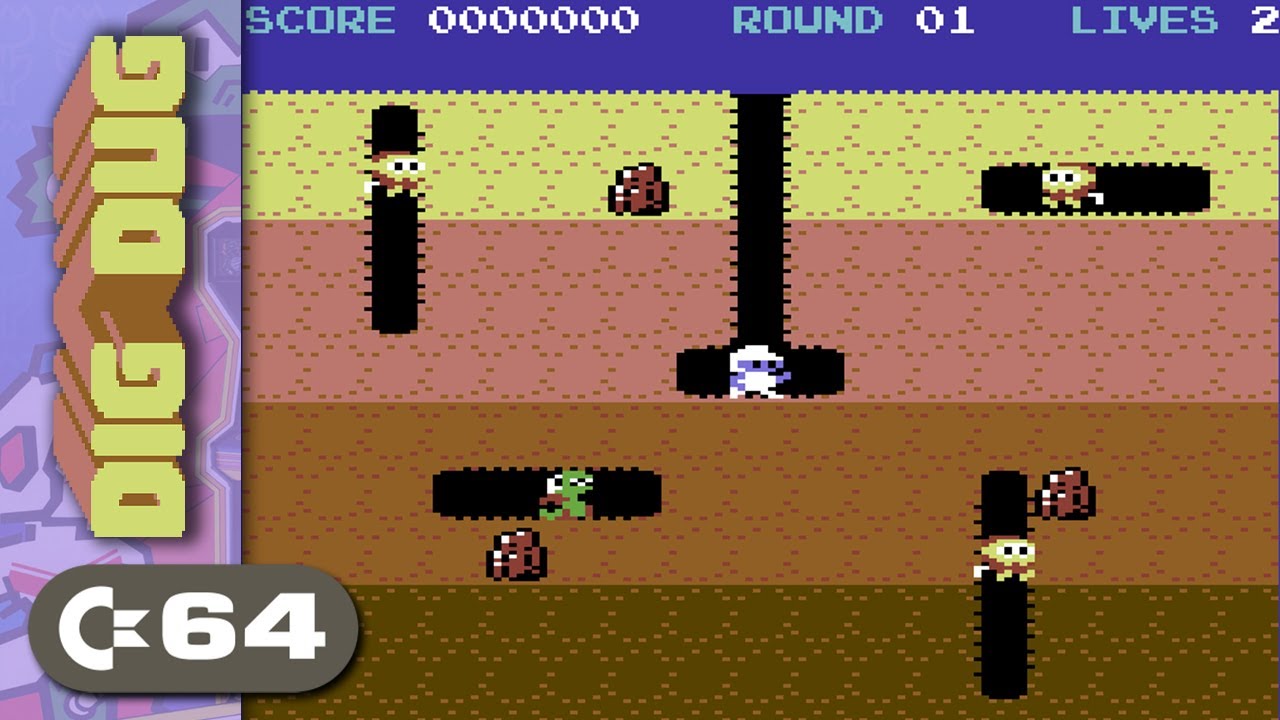 Dig Dug (2024) - Quick Look - Commodore 64