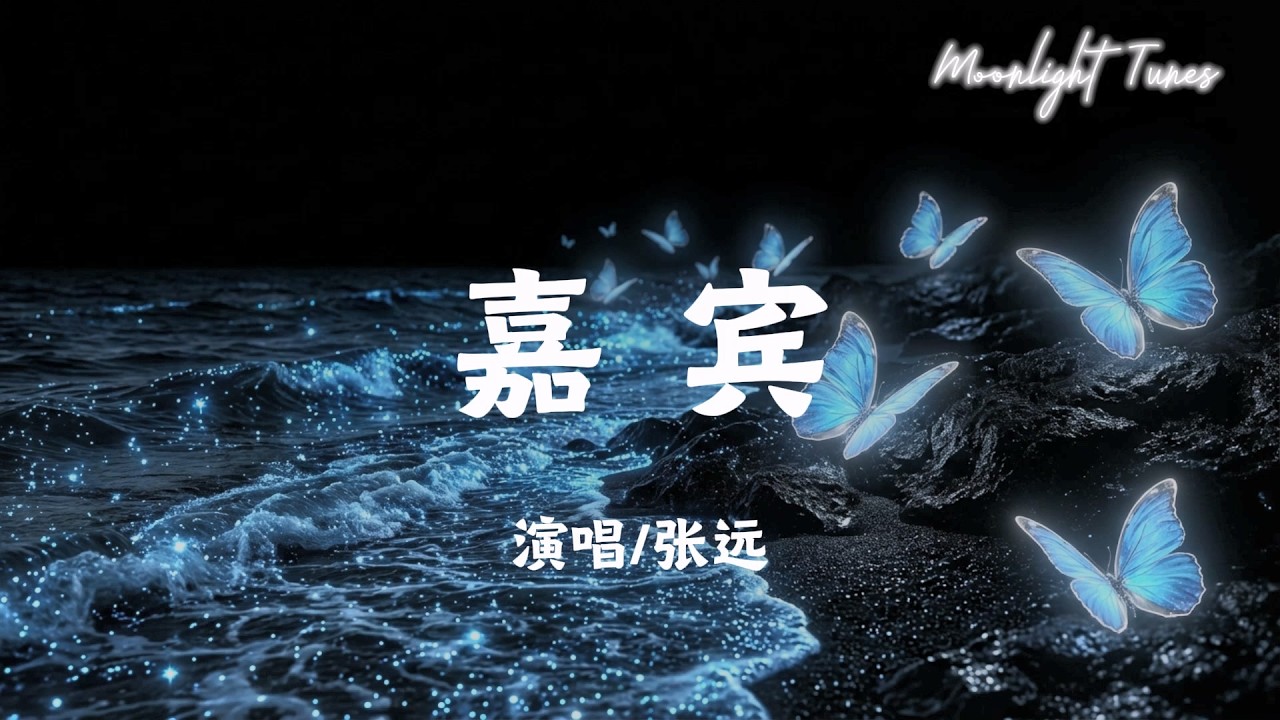 嘉宾 - 张远「我放下所有回忆 来成全你的爱情 却始终不愿相信 这是命」【动态歌词/Moonlight Tunes】
