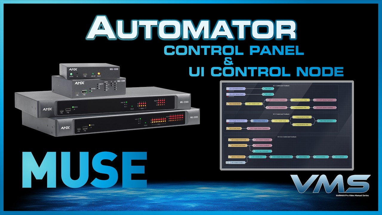 Automator - Control Panel & UI Control Node | MUSE