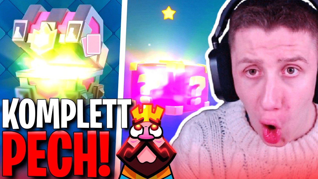 🤬😱SCHLECHTESTES OPENING AUF YOUTUBE! - HARDSTUCK auf 7500! | Clash Royale F2P Projekt