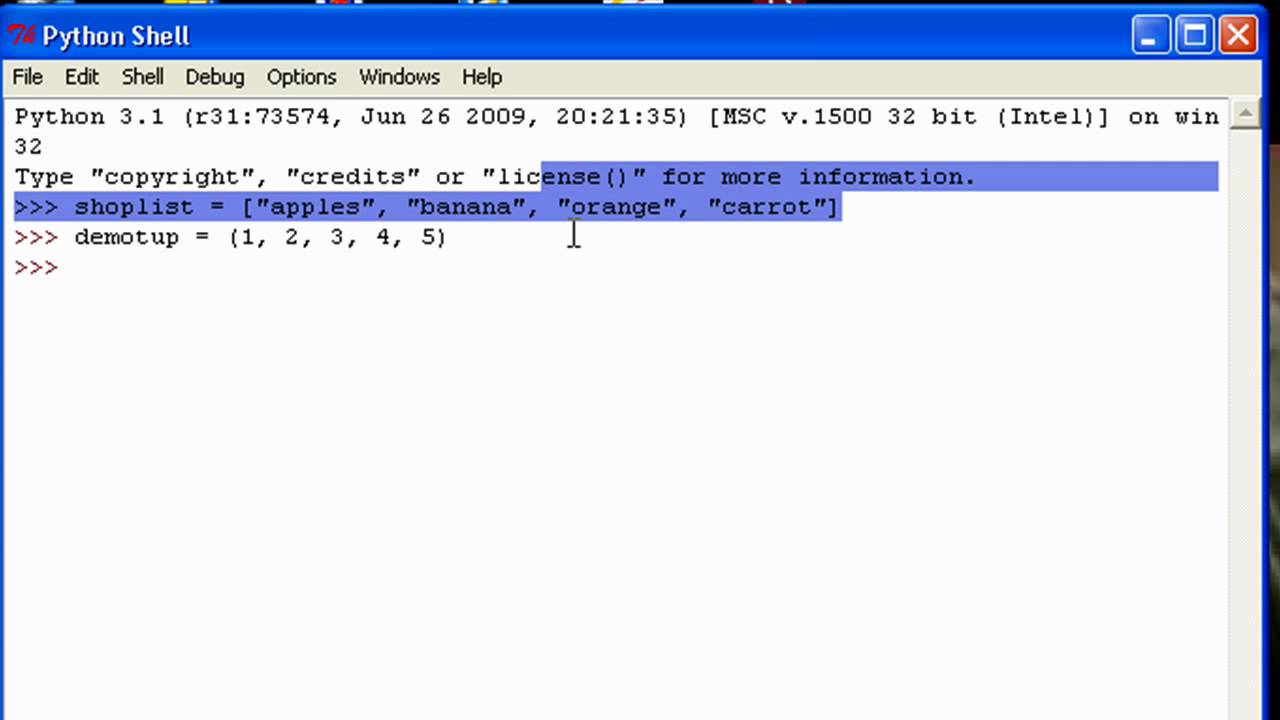 Python 3 Tutorial: 12 - Sequences