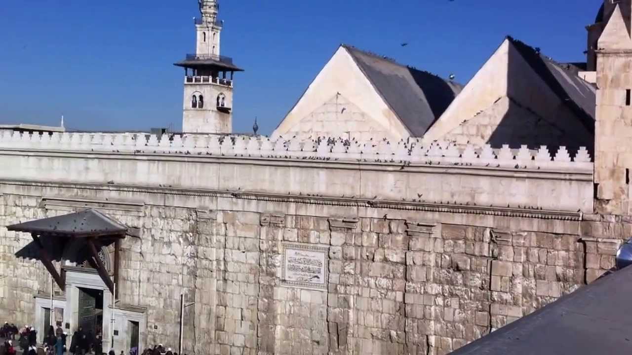 أذان العصر في الجامع الأموي في دمشق / Athan Al Asr In Umayyad Mosque 08-01-2014