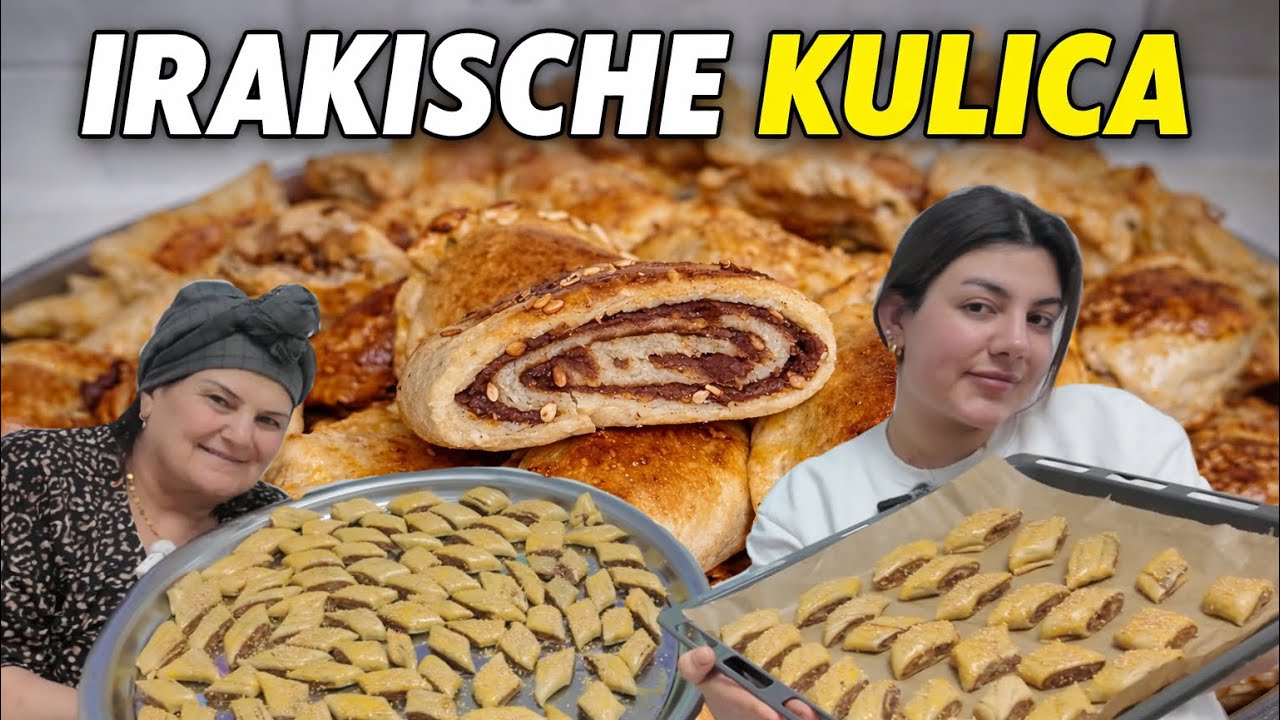 IRAKISCHE KULICA  🤤🥠 TRADITIONELL 🇹🇯YEZIDSCHE FEIER| SAMI.K & NADA…