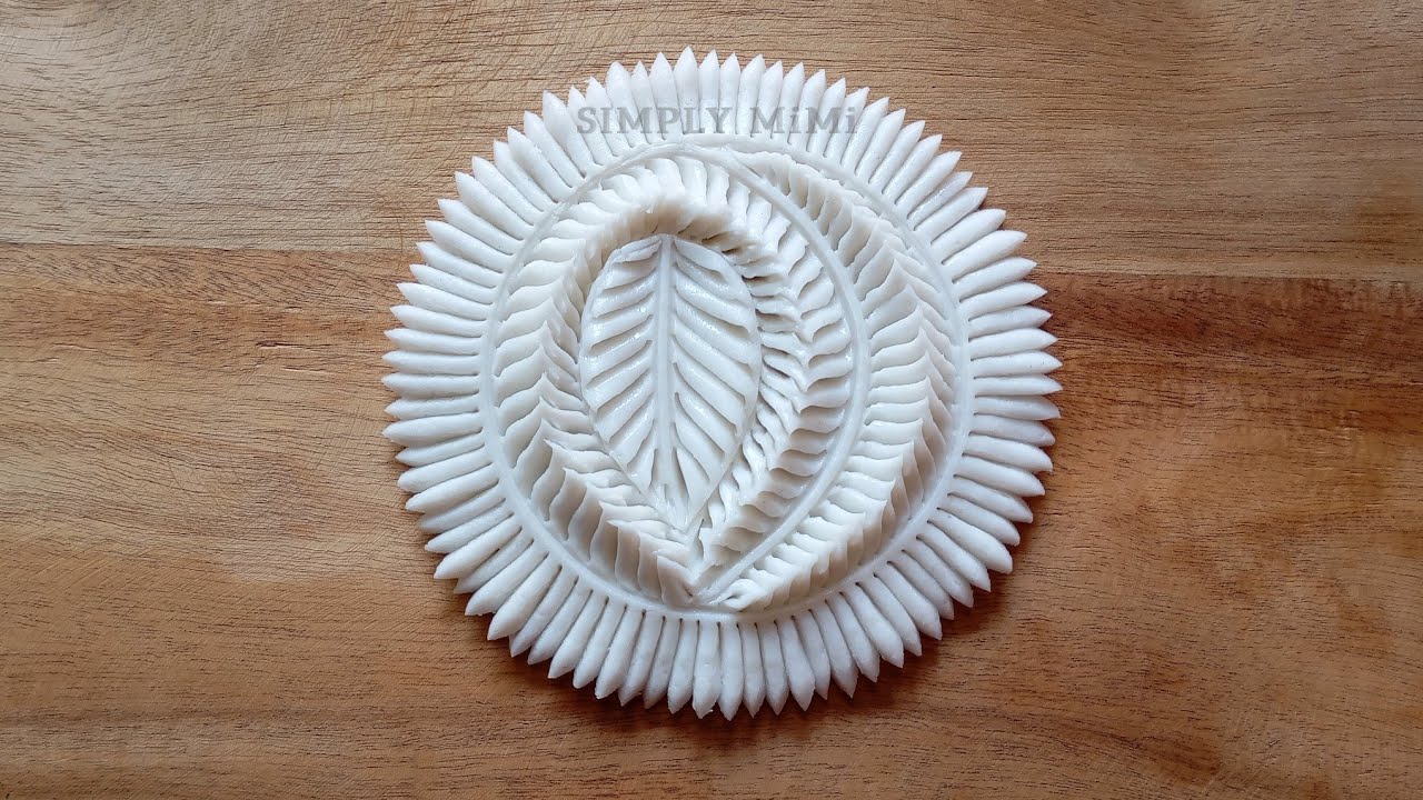 Traditional Noksi pitha design | Ful pitha | SIMPLY MiMi