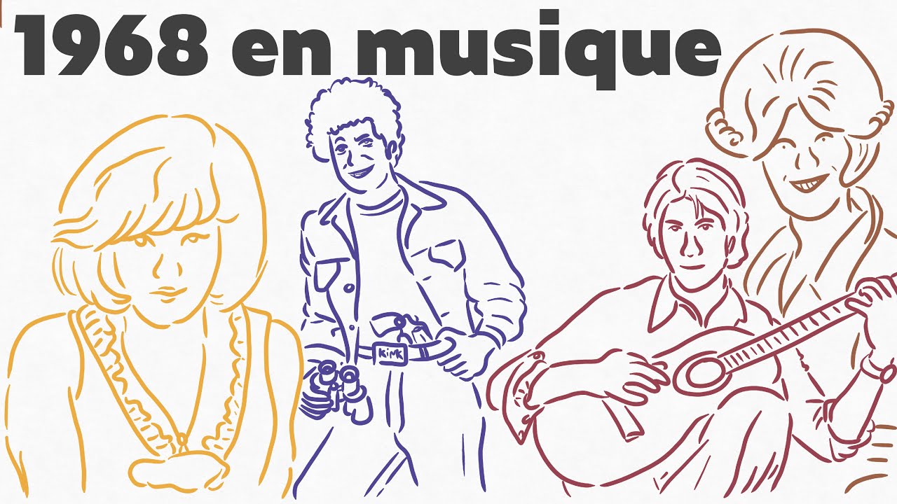 La musique de 1968 en moins de 10 minutes