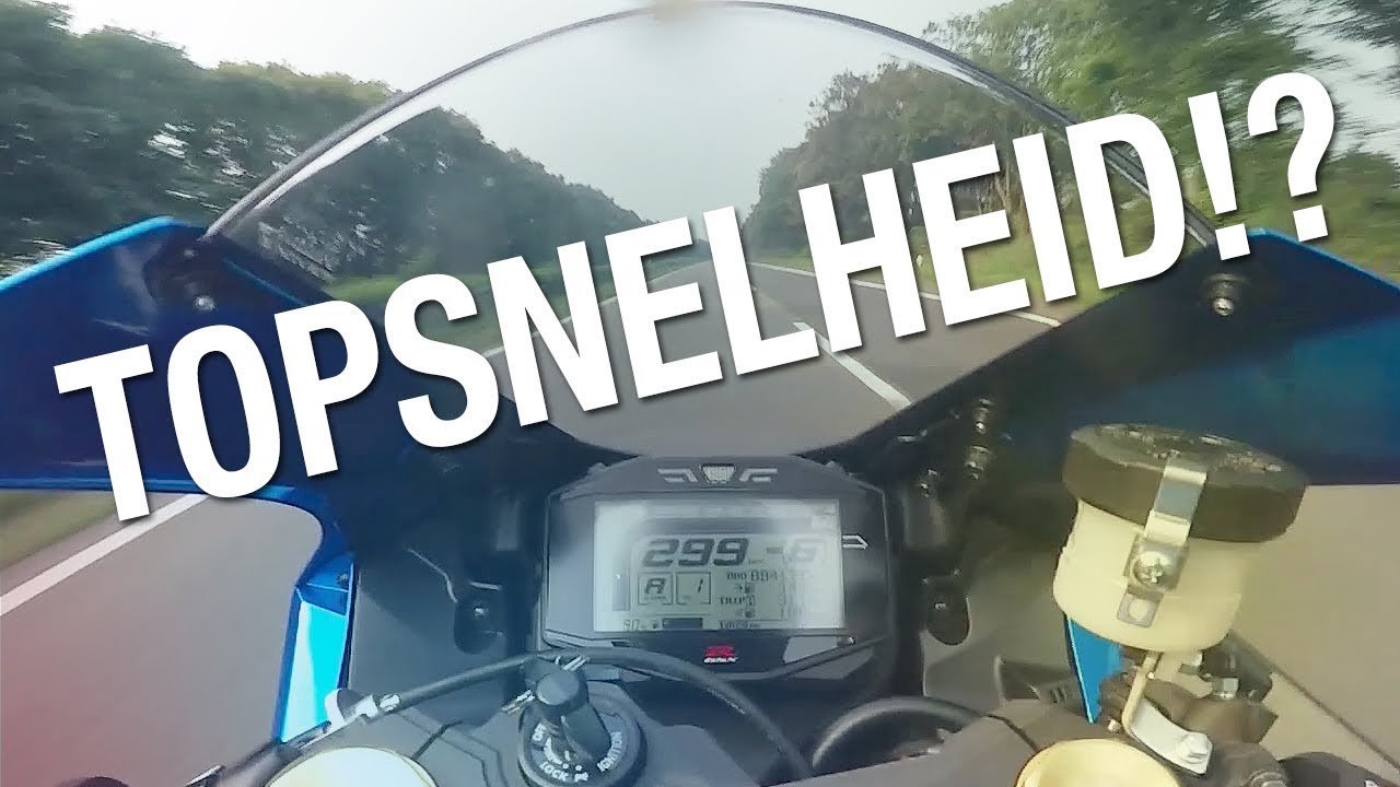 Met de Suzuki GSX-R 1000 topsnelheid op de Duitse Autobahn!