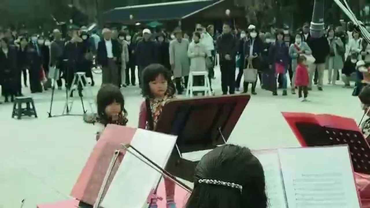 Children Conducting Mozart in Ueno Park, Tokyo