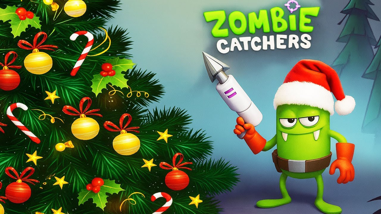 НОВОГОДНЯЯ ОХОТА на ЗОМБИ! Игра про ОХОТНИКОВ на ЗОМБИ Zombie Catchers