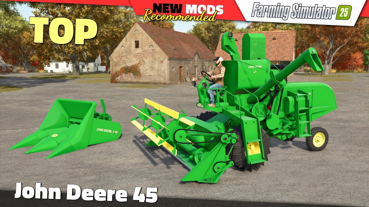 FS25 | John Deere 45 - Farming Simulator 25 Mods Review QHD
