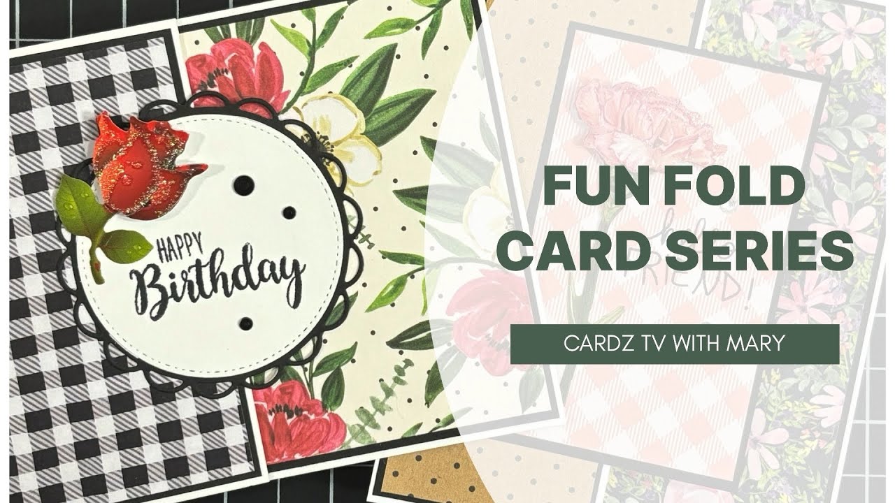 NEW FUN FOLD CARD SERIES || USE YOUR SCRAPS & DOLLAR TREE STICKERS!