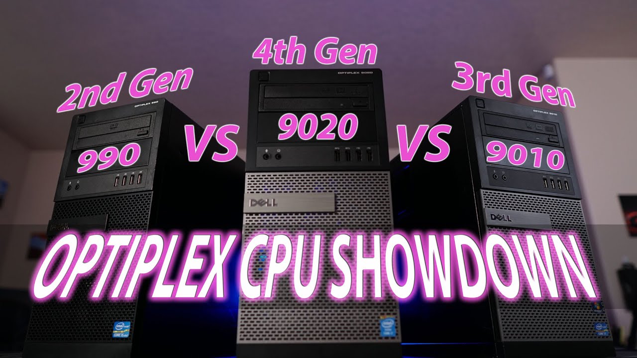 Dell OptiPlex i5 & i7 CPU Showdown 2nd, 3rd & 4th Gen