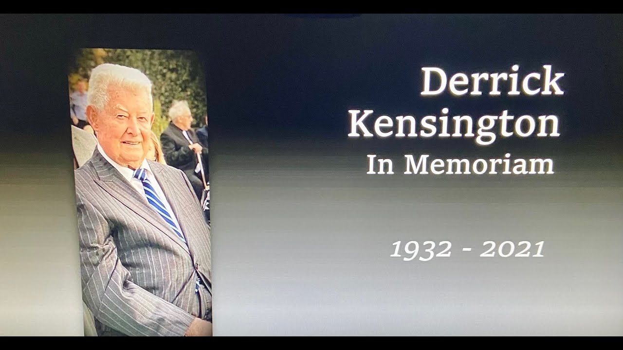 Derrick Kensington Memoriam