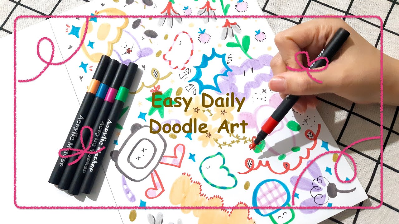 Easy Daily Doodle #dailydoodles #dailydoodle #easydoodleart #easydoodles  #doodlearttime