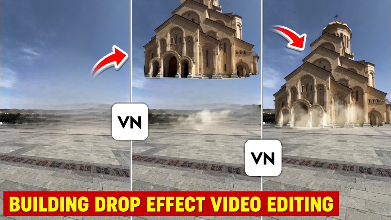 Building Drop Effect Video Editing In Vn App | Vn Building Drop Effect Editing | Vn Building Effect