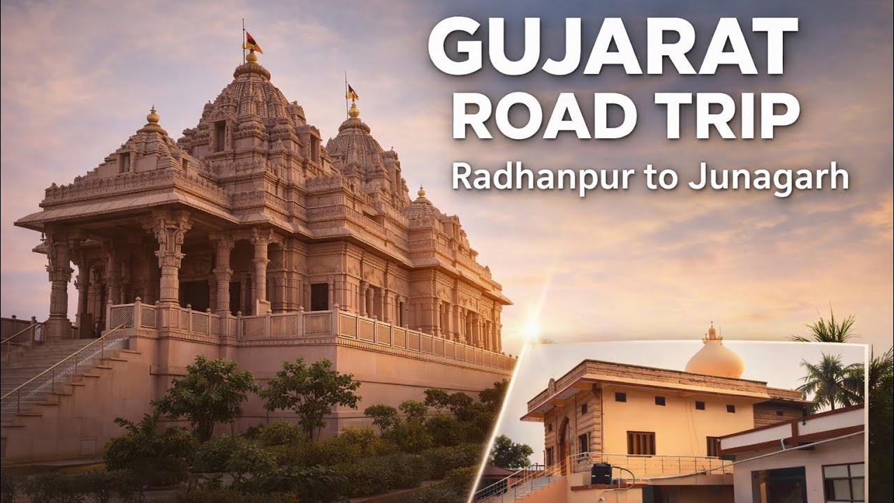 Gujarat Road Trip: Radhanpur to Junagadh | 84 Khambha Temple & Bishnoi Ashram |