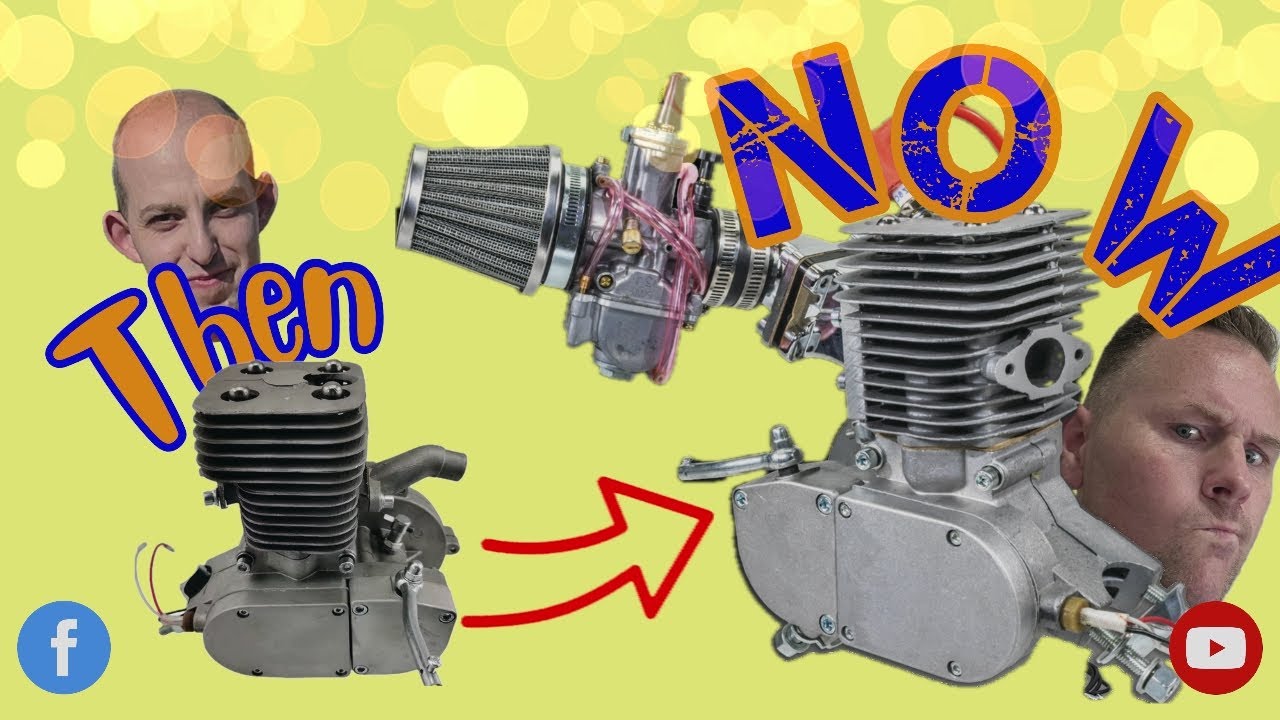 100cc YD100 Motorized Bike, Goes from Snoozer to Cruiser