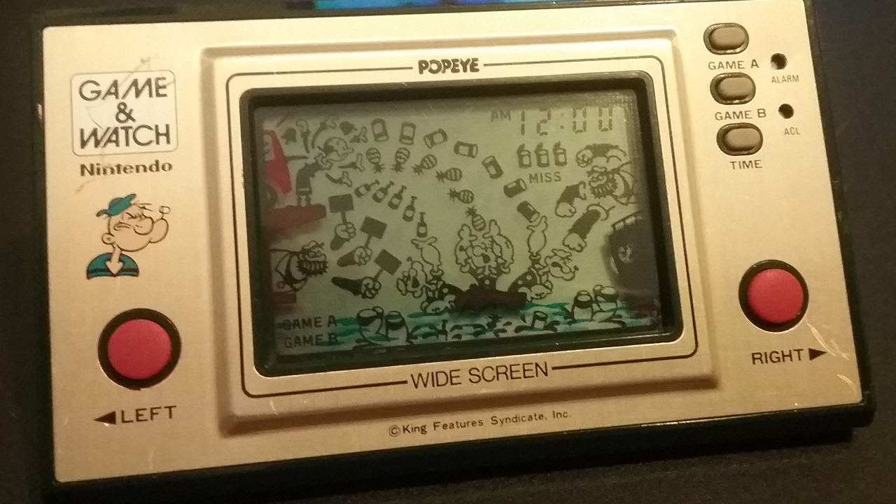 Nintendo Game & Watch Popeye Refurbish 1981
