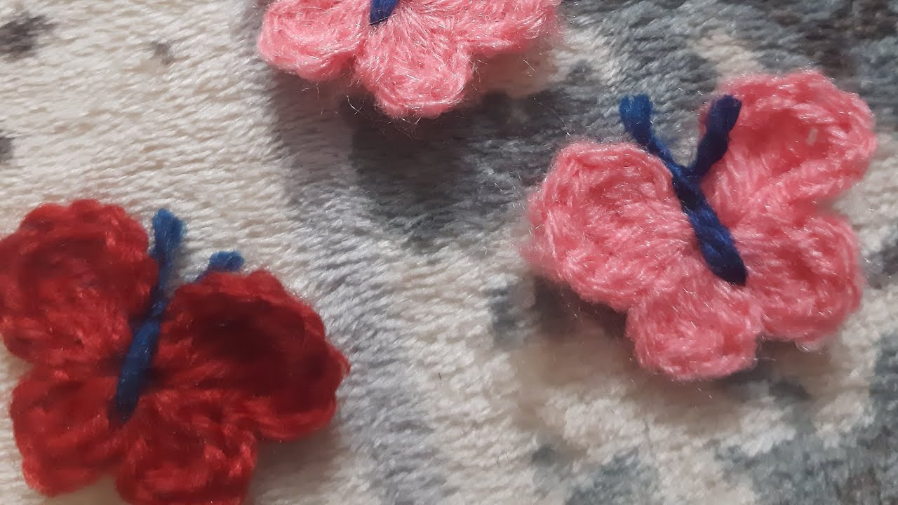 Wowoo!!!!! So easy n so beautiful lil woolen butterfly # woolen butterfly #hairpin # creative idea #