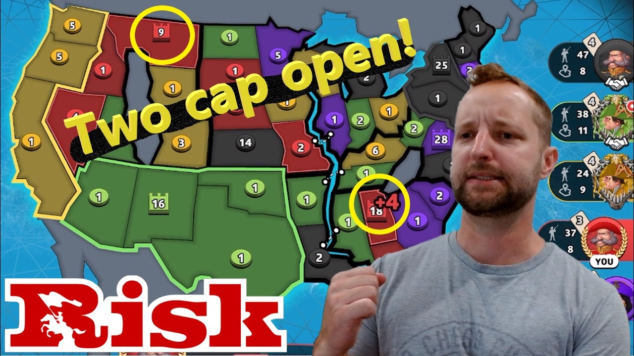 Can this Master handle a tough opening in Risk: Global Domination?!