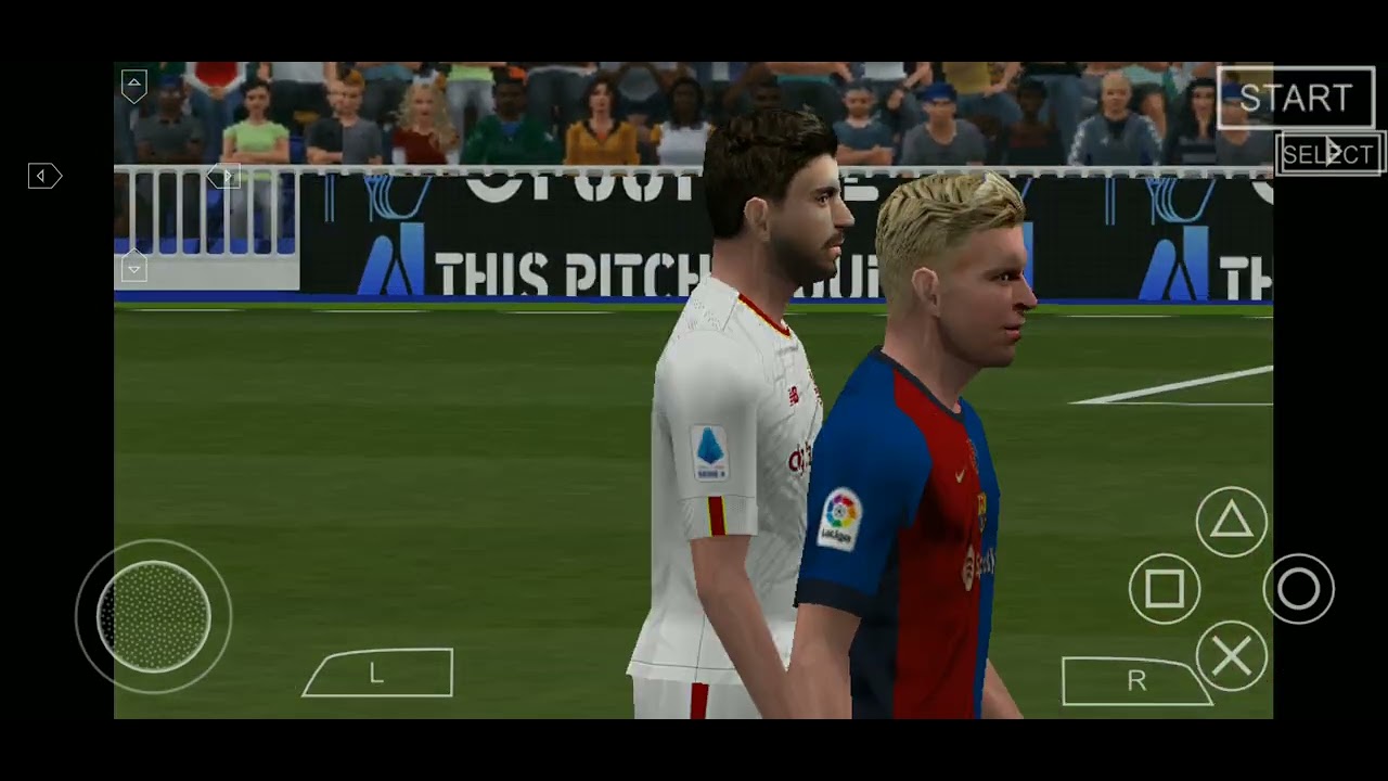 Final barcelona vs as roma #europe #football #game 