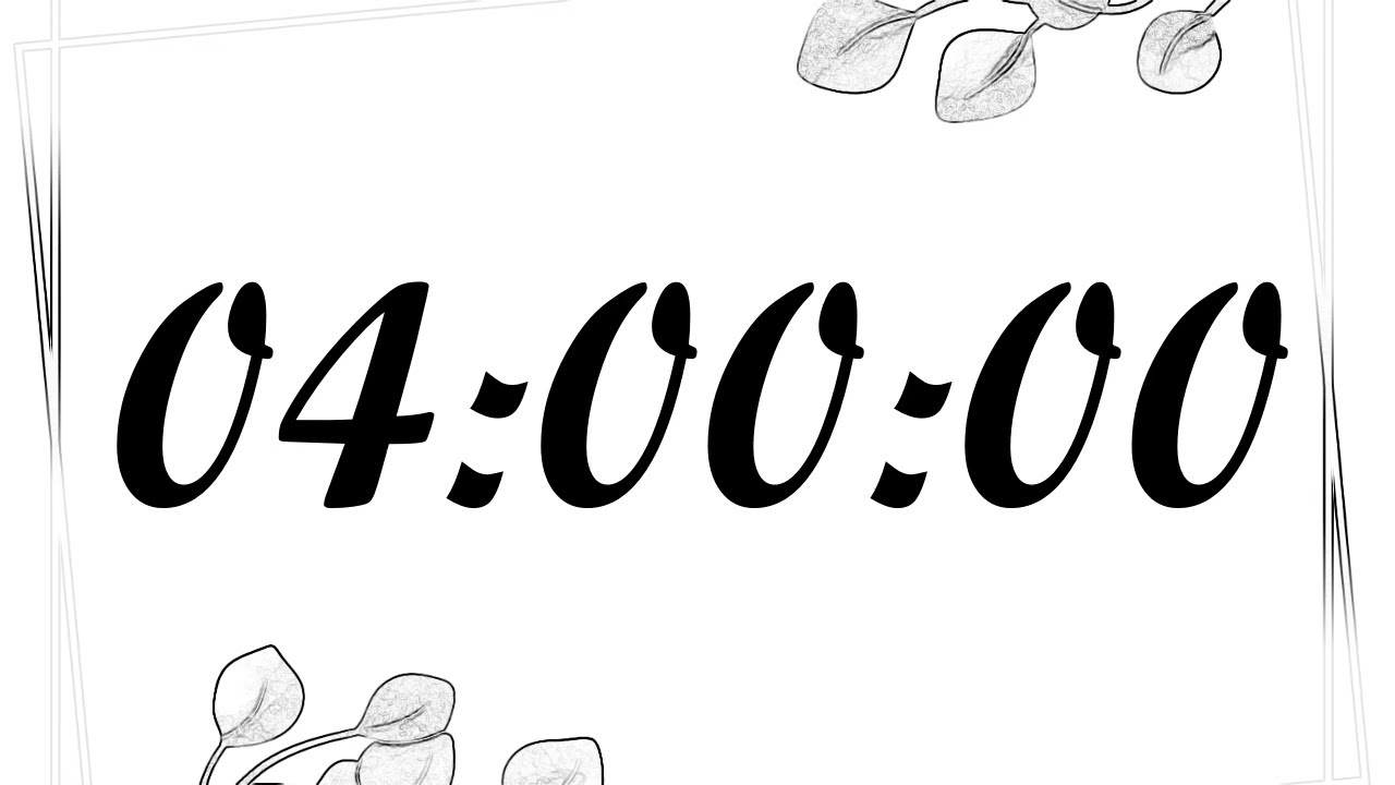 4 Hour Timer | 240 Minute Timer |  240 Minute Countdown with Music