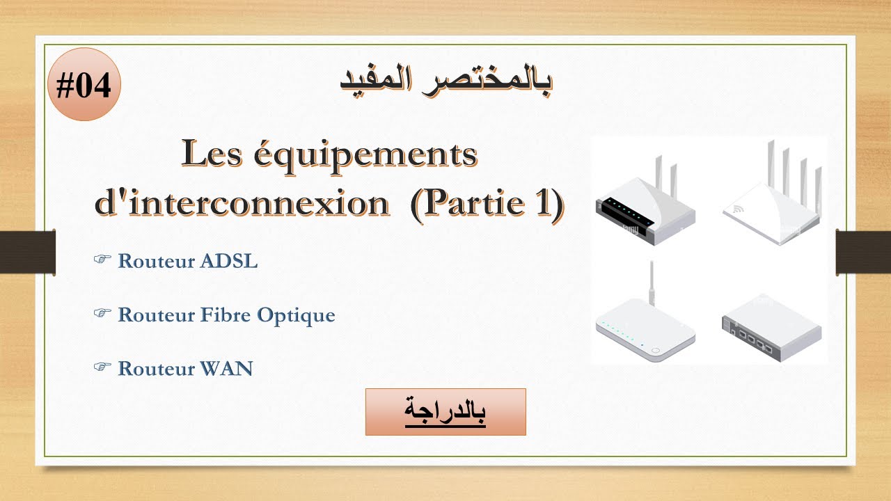 EP04 : Equipements d'interconnexion (partie 1) - Les types des routeurs - بالمختصر المفيد