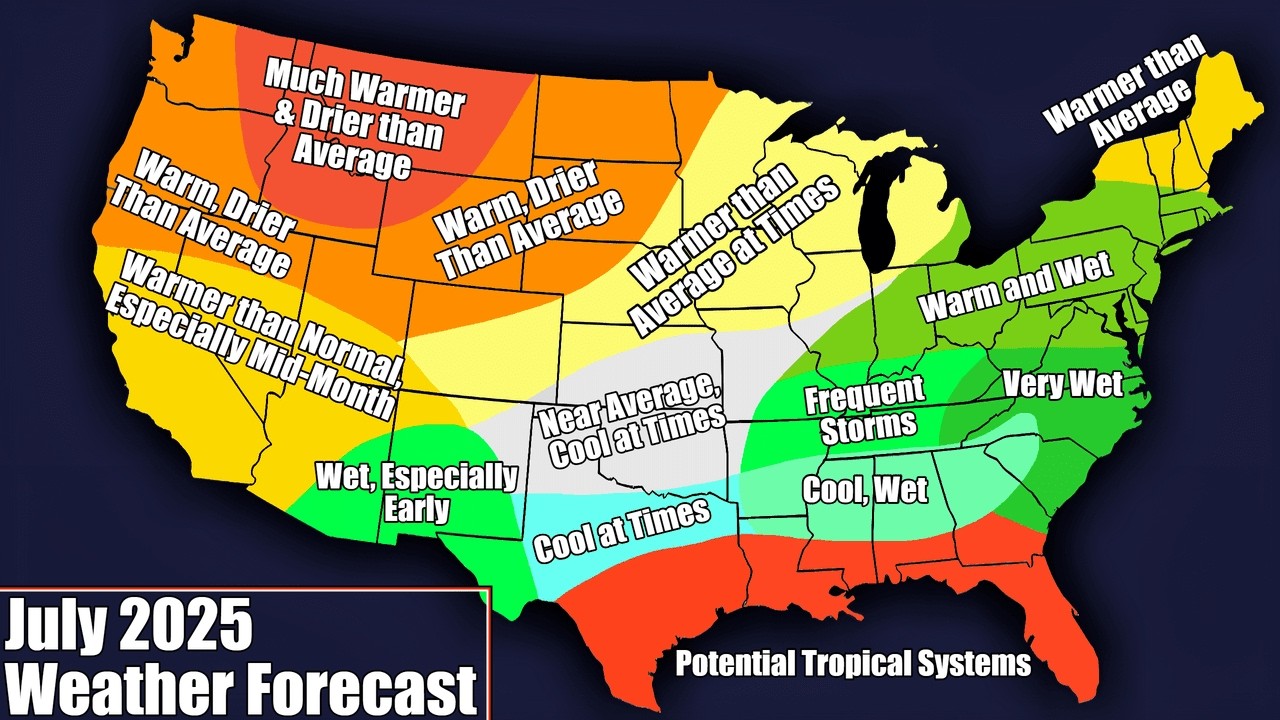 July Weather Forecast | Hurricanes? Heatwaves? Severe?