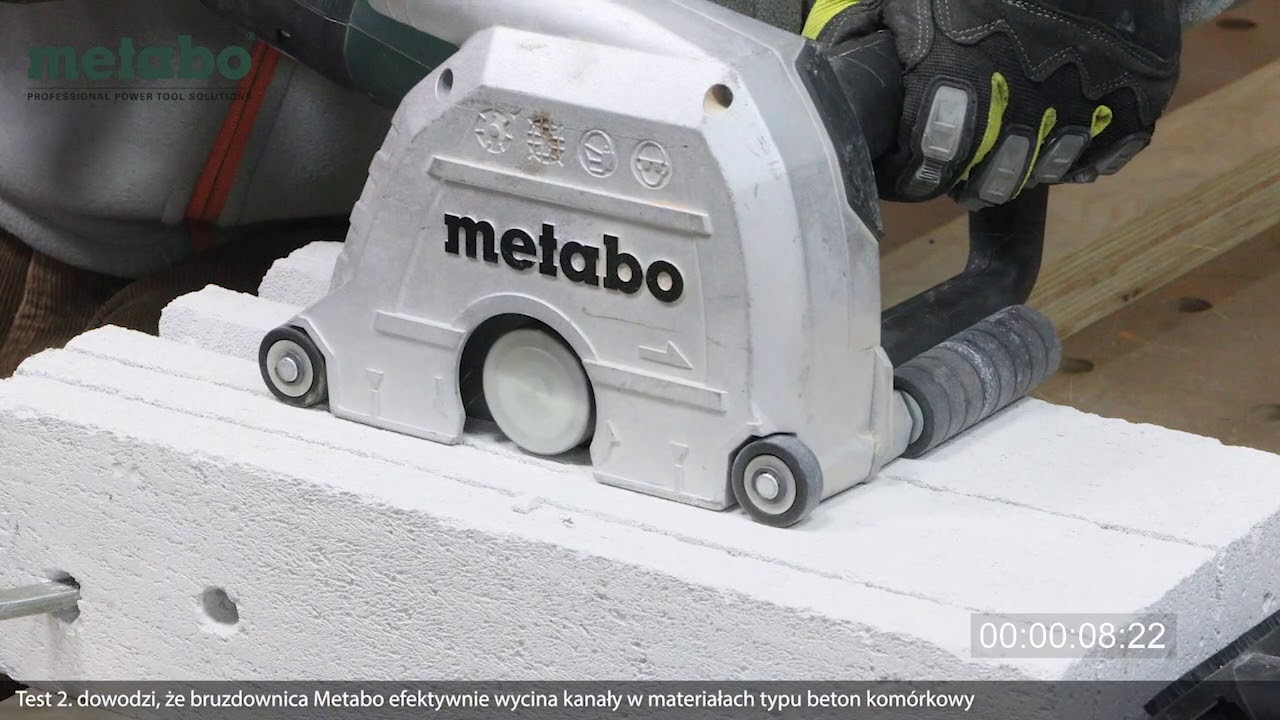 TEST BRUZDOWNICY METABO MFE 40 (chaser METABO MFE 40)