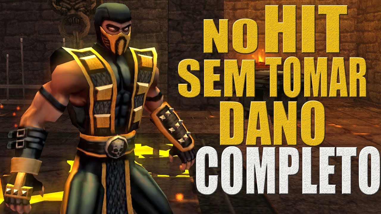 [TAS] Mortal Kombat Shaolin Monks HARD (NO HIT) SEM TOMAR DANO | SCORPION (PS2)
