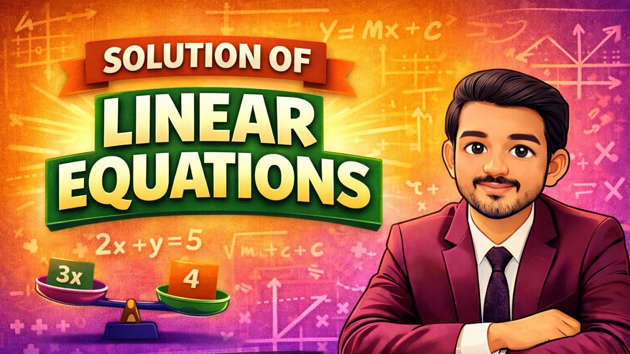 Solution of Linear Equation || Mathematics || Learn With Adeel 