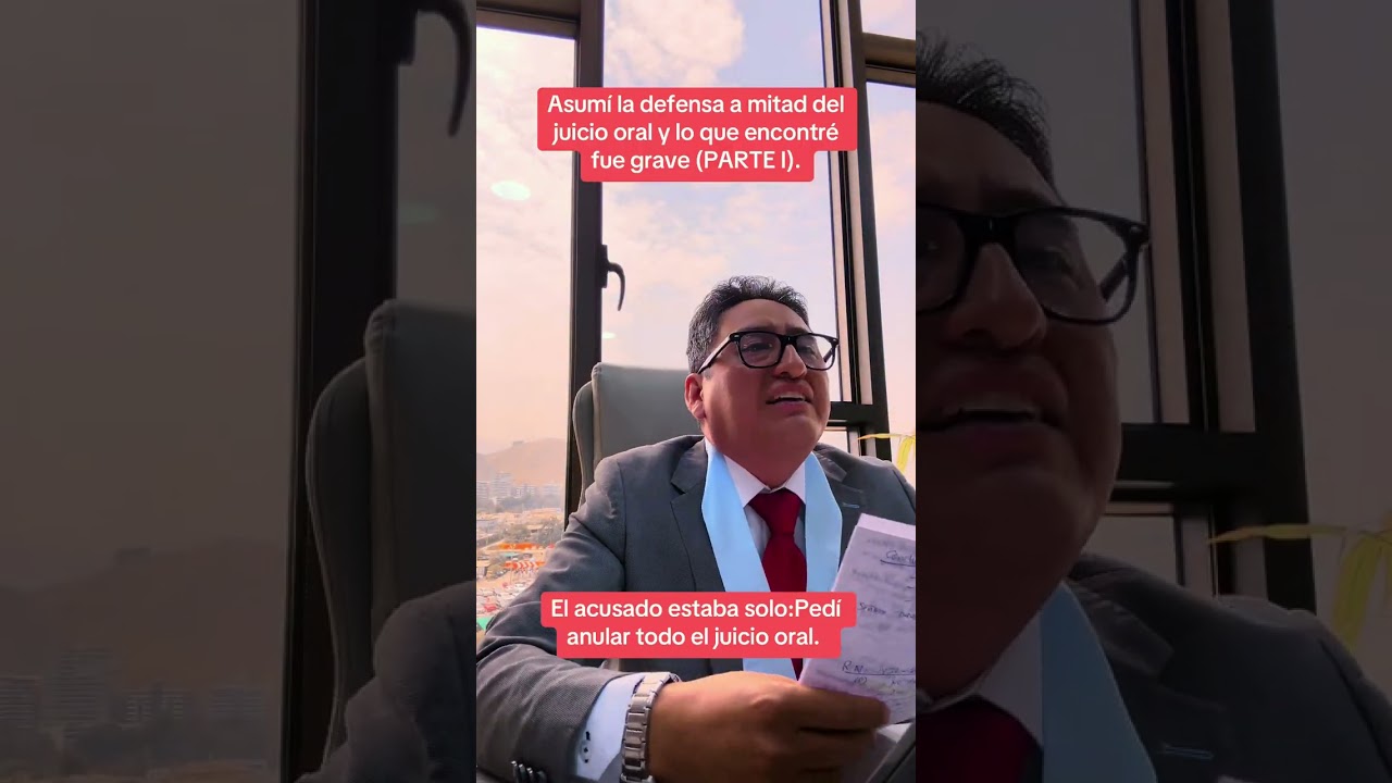 Abogado pide anular juicio oral por defensa ineficaz(parte I)