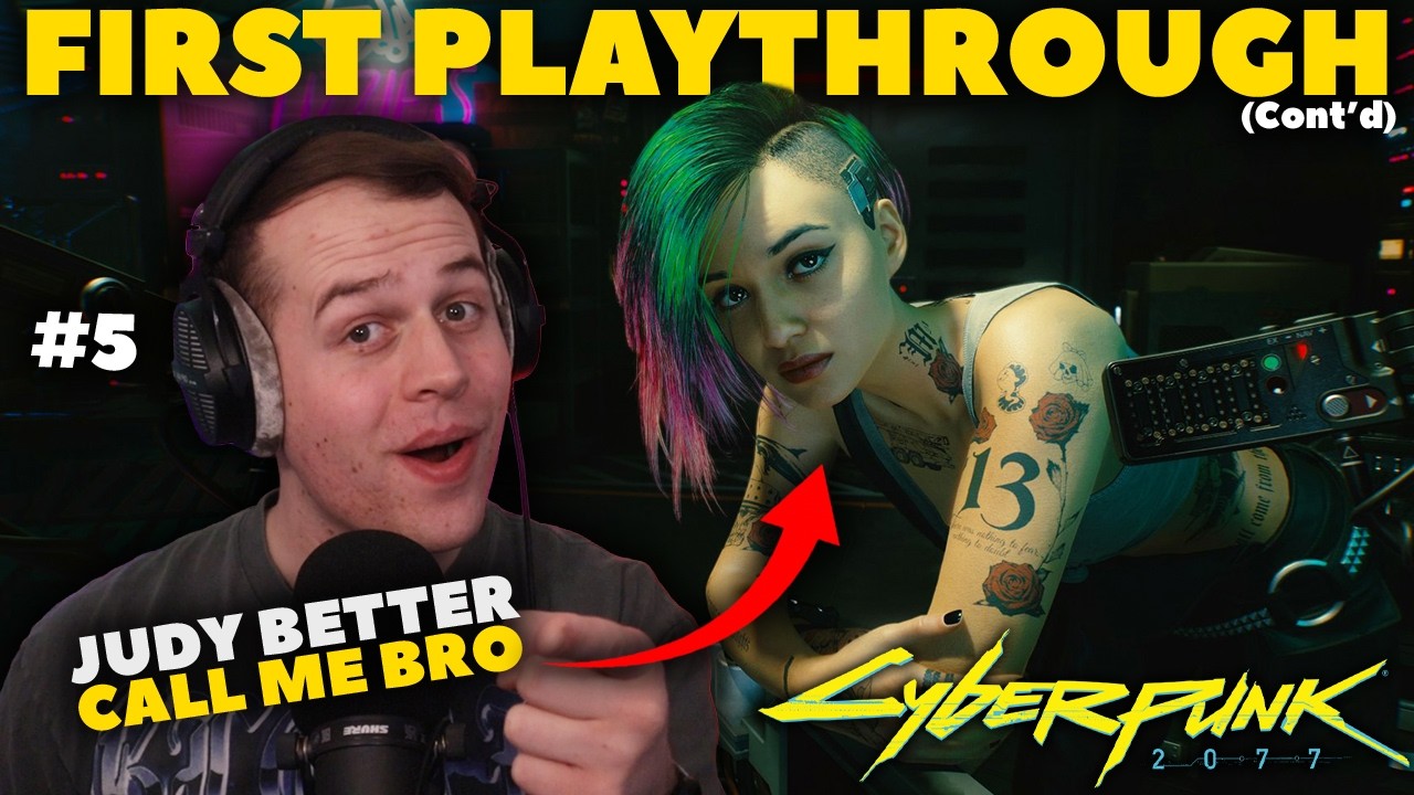 JUDY PLEASE CALL ME😭 - Cyberpunk 2077 - 🏆100% Achievement Playthrough🏆