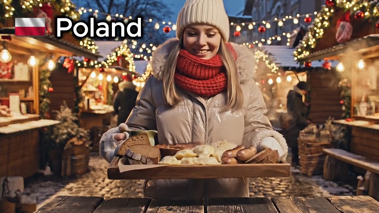 What Would You Eat First at a Winter Market? Cozy ASMR